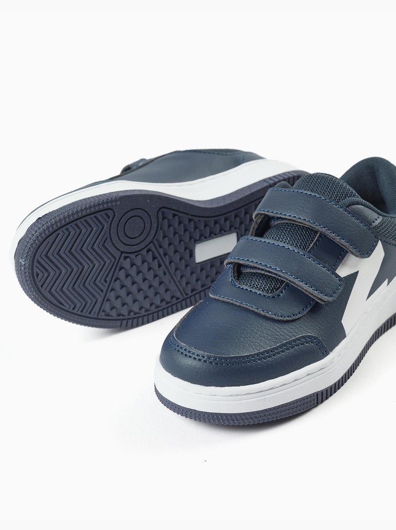 Zapatillas deportivas con tiras autoadherentes Azul Azul - Kiabi