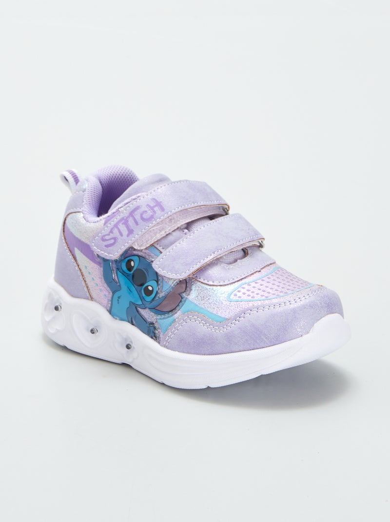 Zapatillas deportivas con velcros y led 'Stitch' 'Disney' ROSA - Kiabi