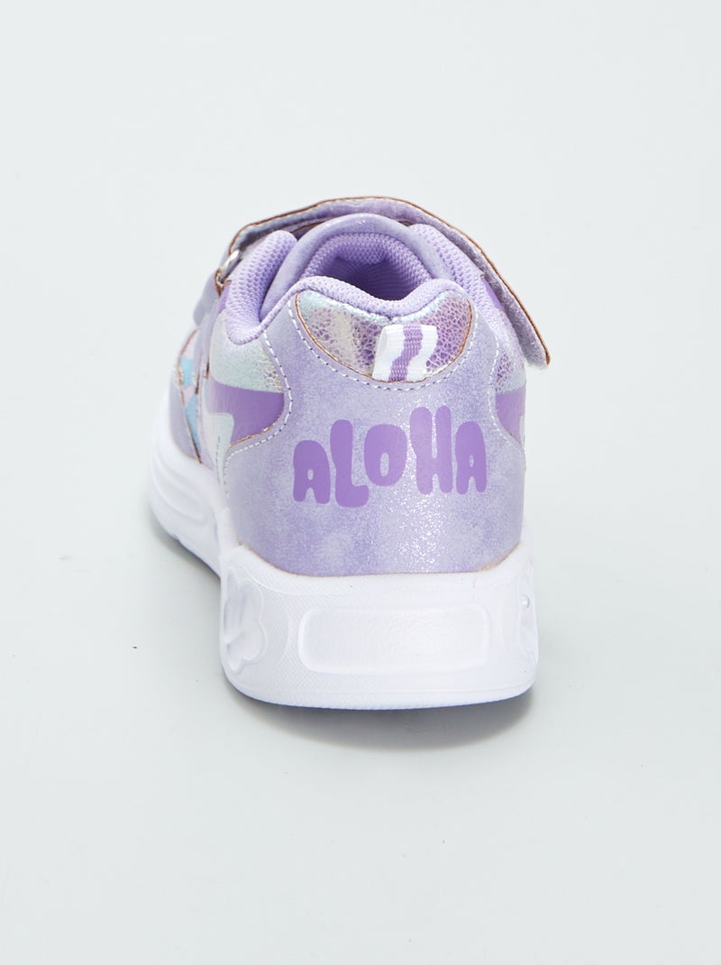 Zapatillas deportivas con velcros y led 'Stitch' 'Disney' ROSA - Kiabi