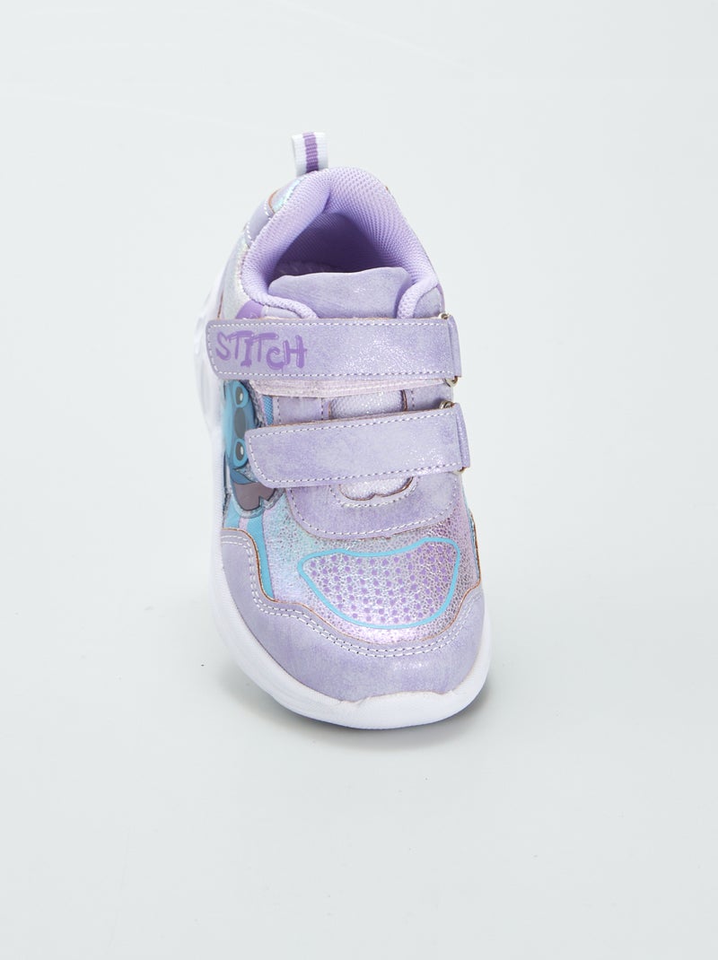 Zapatillas deportivas con velcros y led 'Stitch' 'Disney' ROSA - Kiabi