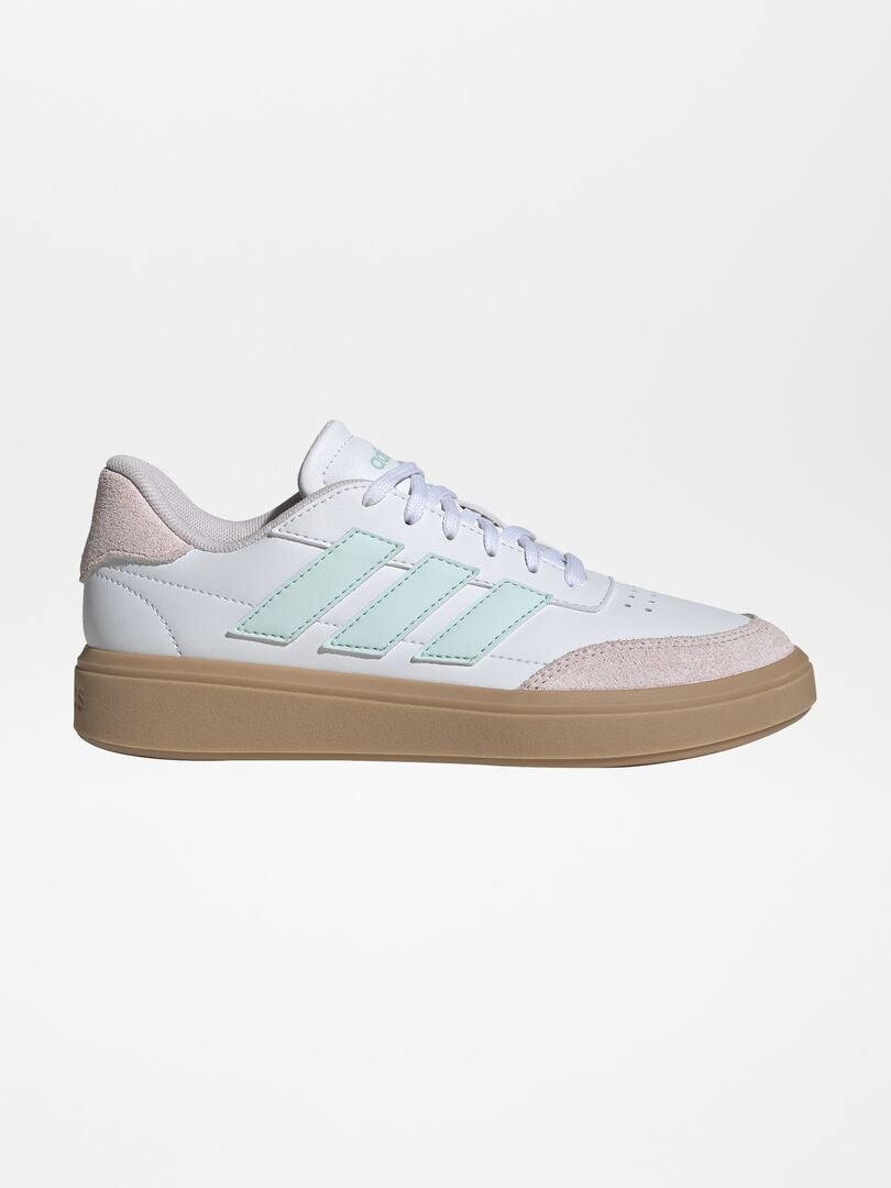 Zapatillas deportivas 'Court Block' 'adidas' pastel BLANCO - Kiabi