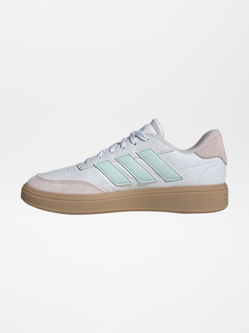 Zapatillas deportivas 'Court Block' 'adidas' pastel BLANCO - Kiabi