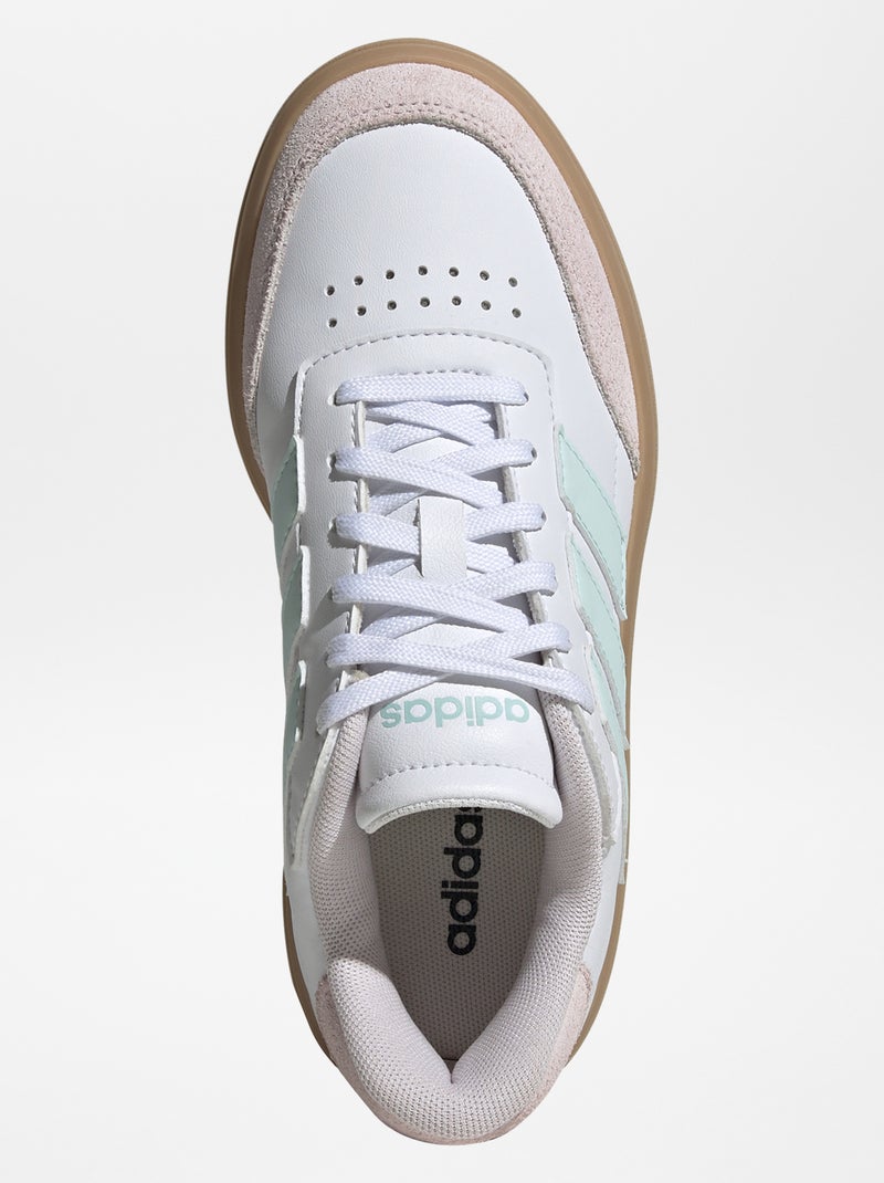 Zapatillas deportivas 'Court Block' 'adidas' pastel BLANCO - Kiabi