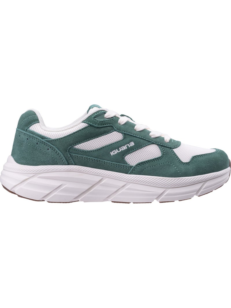 Zapatillas deportivas cumulus para hombre - iguana Blanco Verde Blanco - Kiabi