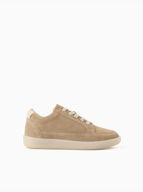 Zapatillas deportivas de ante con cordones - Kiabi