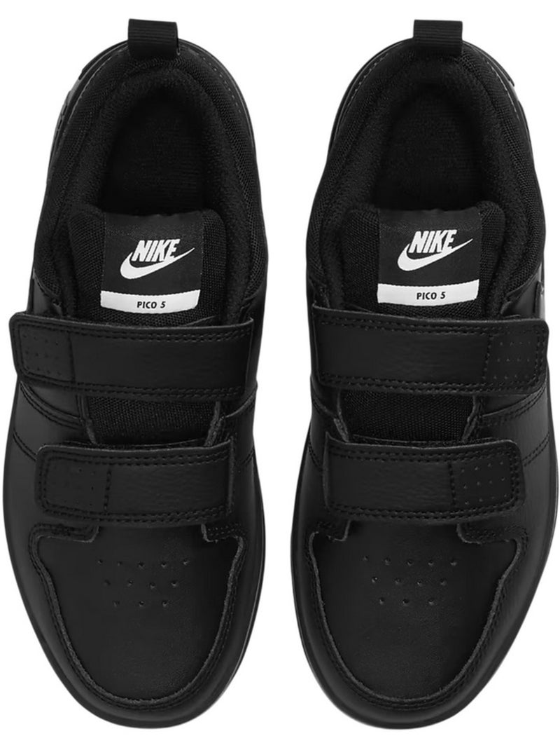 Zapatillas deportivas de cuero pico 5 para niños/niñas - nike Negro - Kiabi