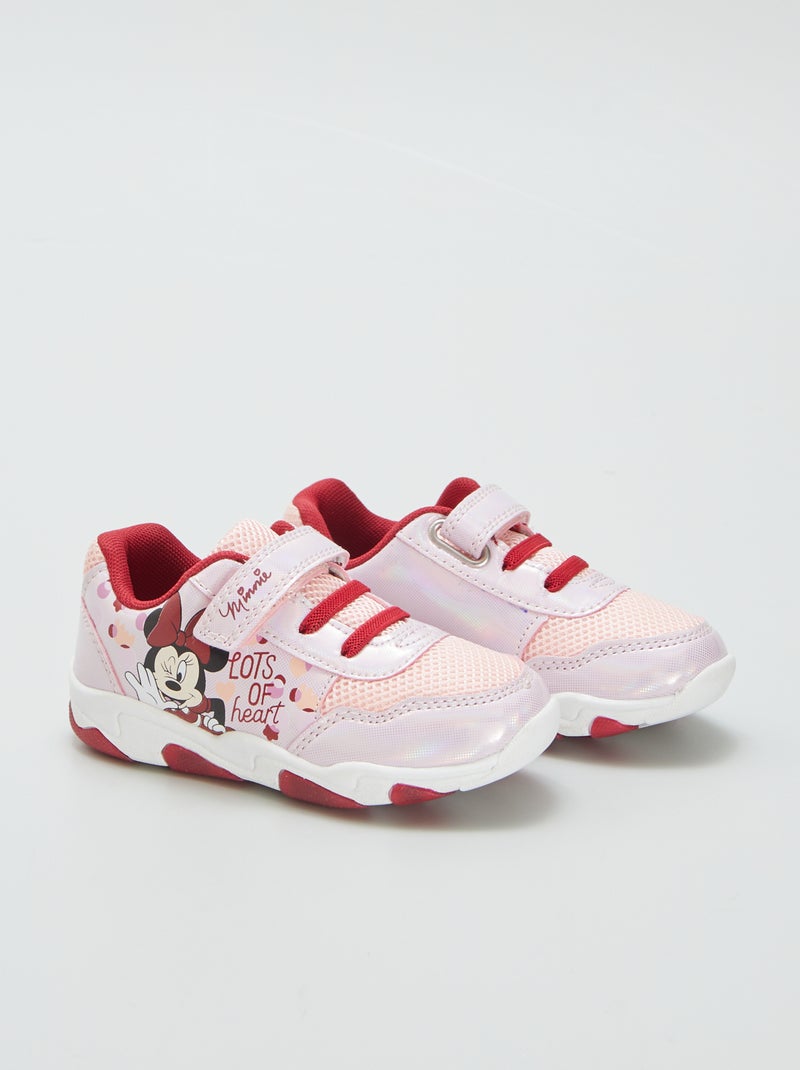 Zapatillas deportivas de dos materiales 'Minnie' ROSA - Kiabi