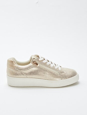 Zapatillas deportivas de efecto brillante
