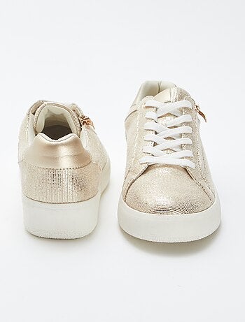 Zapatillas deportivas de efecto brillante