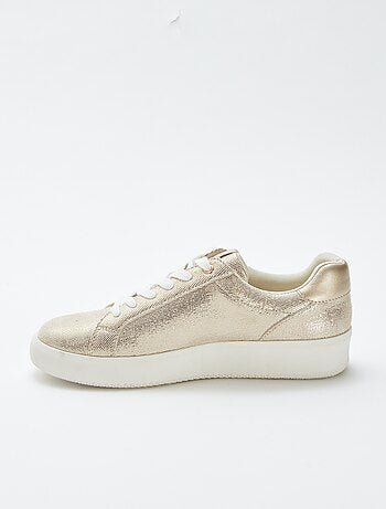 Zapatillas deportivas de efecto brillante