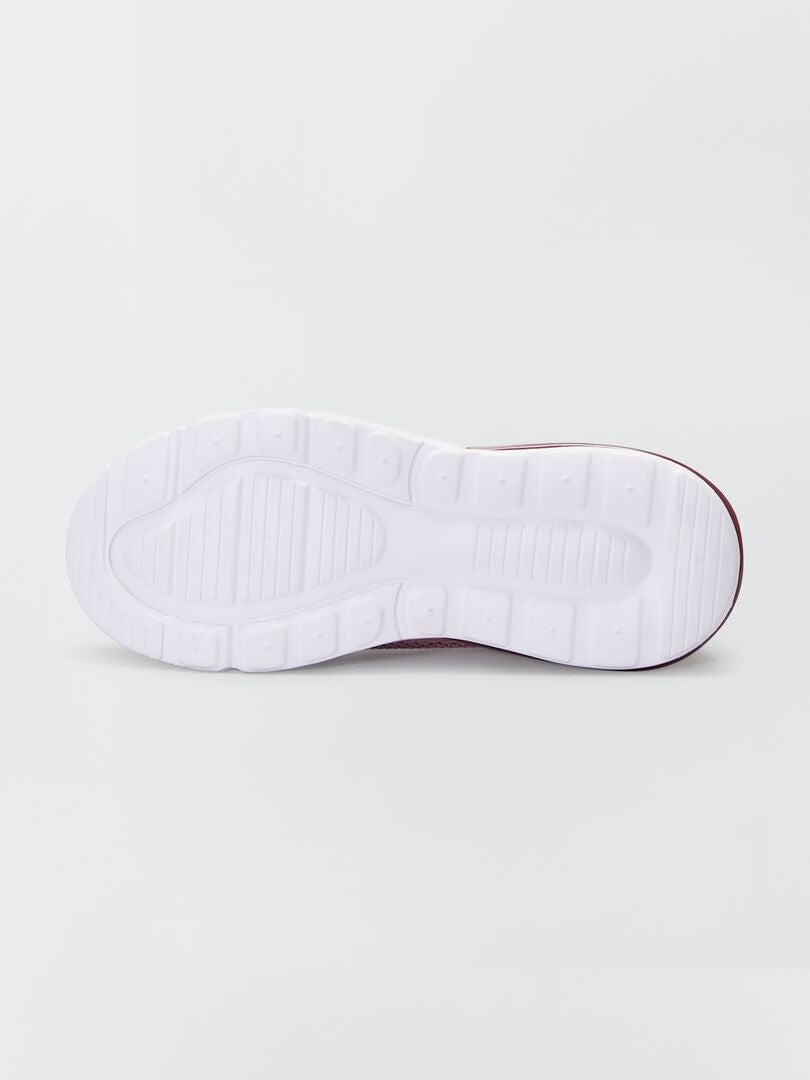 Zapatillas deportivas de malla con cámara de aire rosa - Kiabi