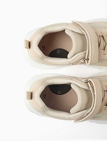 Zapatillas deportivas de malla con suela gruesa antideslizante
