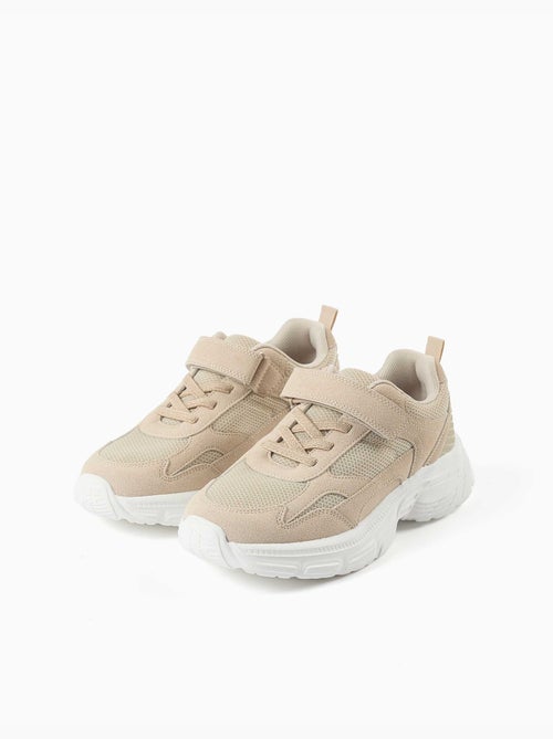 Zapatillas deportivas de malla con suela gruesa antideslizante - Kiabi