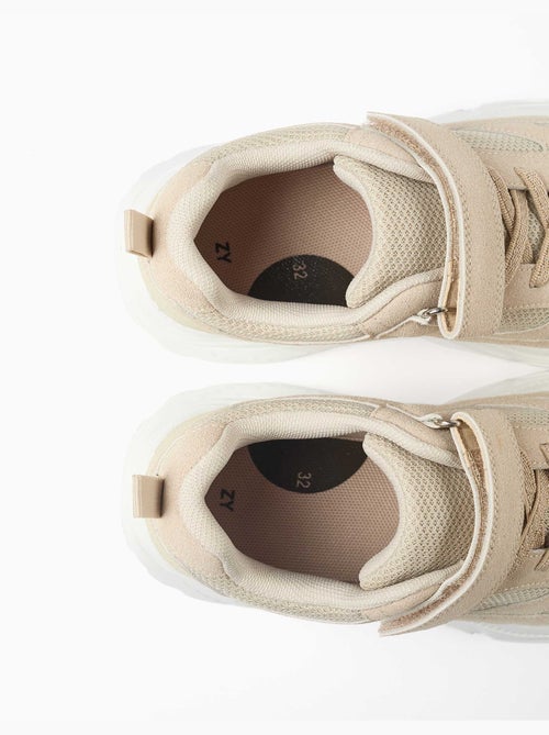 Zapatillas deportivas de malla con suela gruesa antideslizante - Kiabi