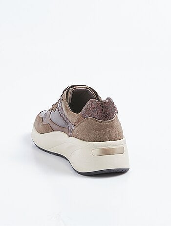 Zapatillas deportivas de piel multimaterial - AFIBEL