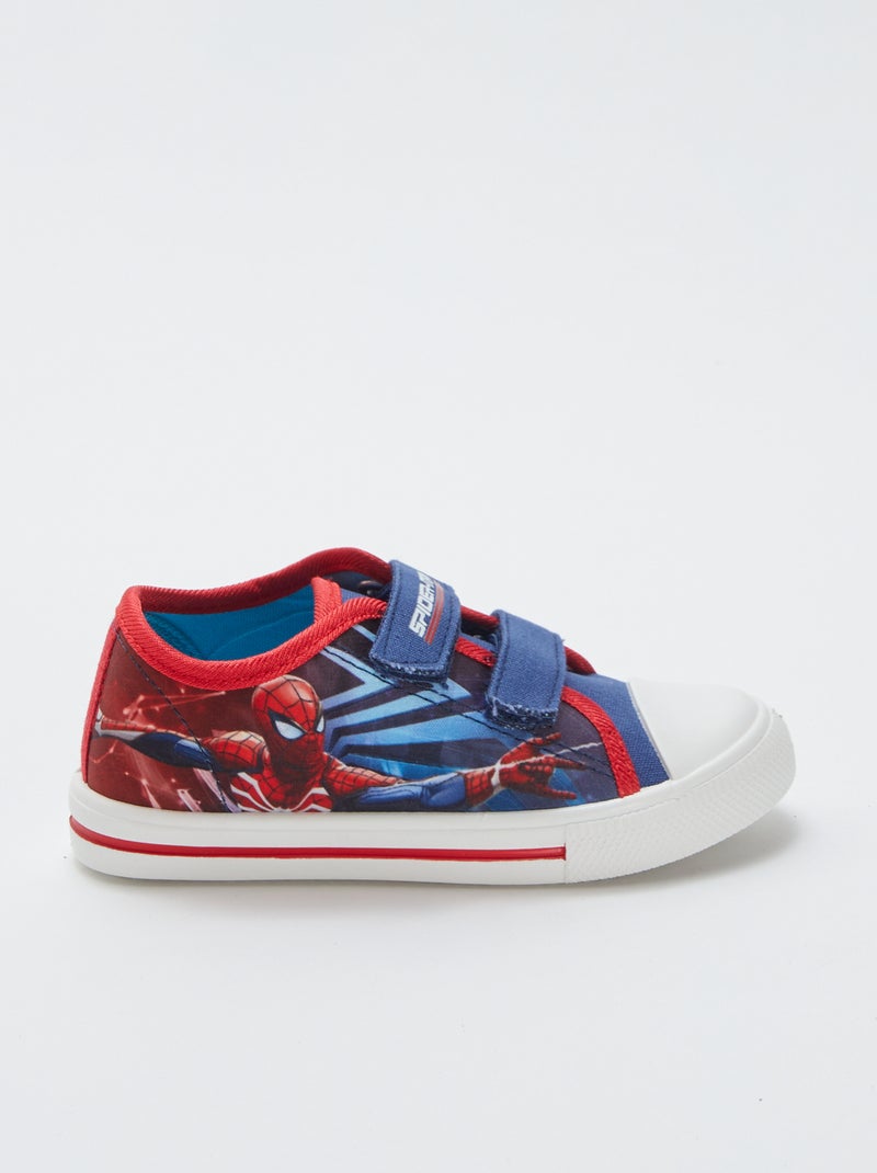 Zapatillas Avengers De Tela Para Niños - ¡Capitán América Y Velcro!