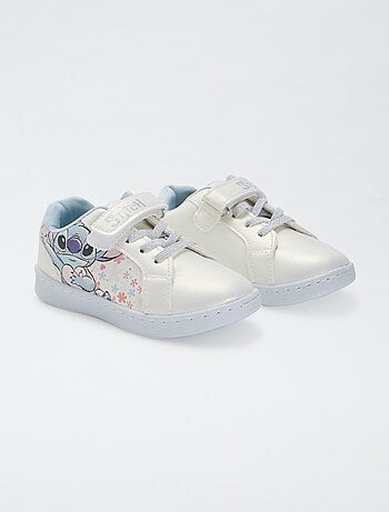 Zapatillas deportivas de velcro + cordones elásticos 'Stitch' 'Disney'