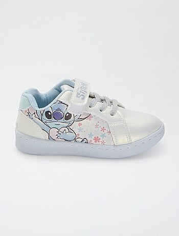 Zapatillas deportivas de velcro + cordones elásticos 'Stitch' 'Disney'