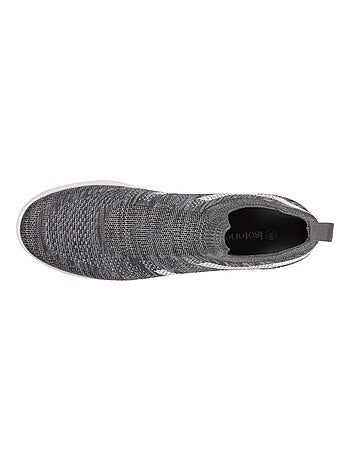 Zapatillas deportivas deslizante, fácil de poner Isotoner