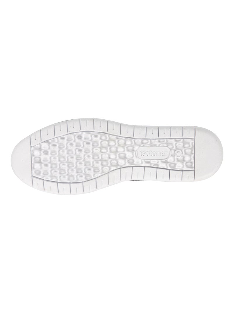 Zapatillas deportivas deslizante, fácil de poner  Isotoner Gris jaspeado - Kiabi