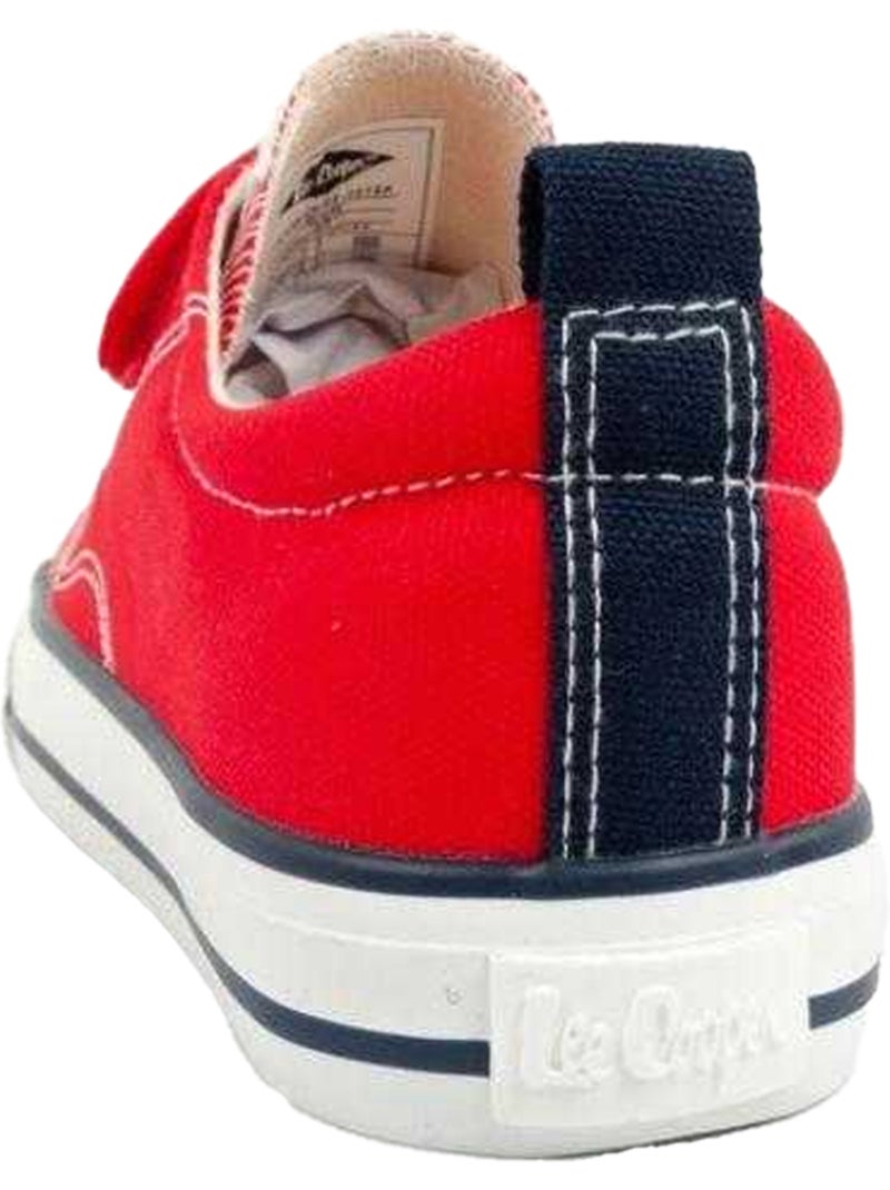 Zapatillas deportivas diseño detalle en contraste para niños/niñas - lee cooper Rojo - Kiabi