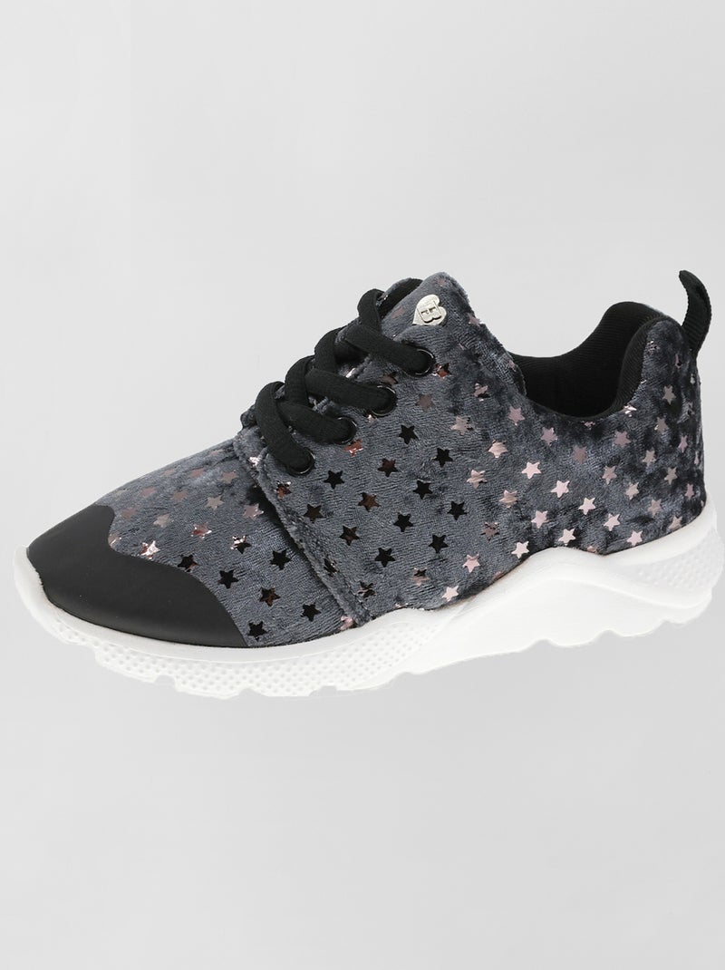 Zapatillas deportivas estampado 'estrellas' BEIGE - Kiabi