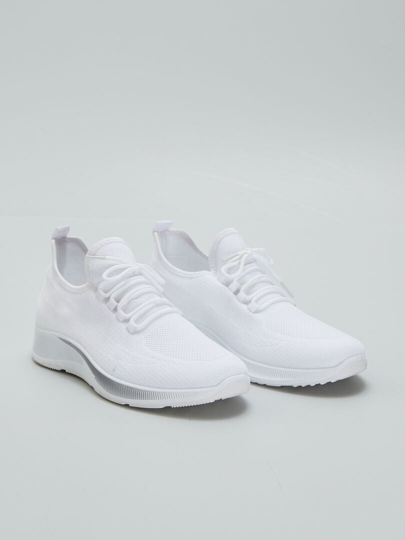 Zapatillas deportivas fáciles de poner BLANCO - Kiabi