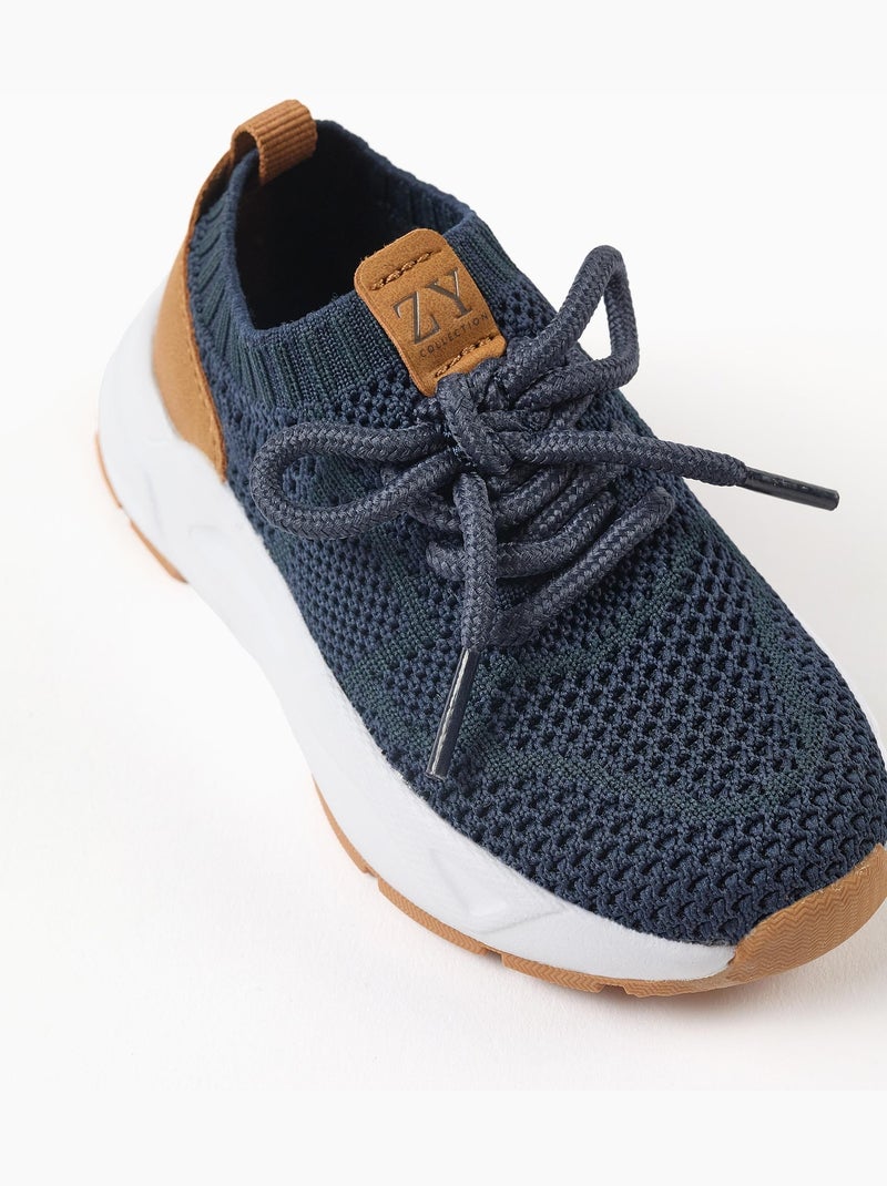 Zapatillas deportivas Flyknit con cordones Azul Azul - Kiabi