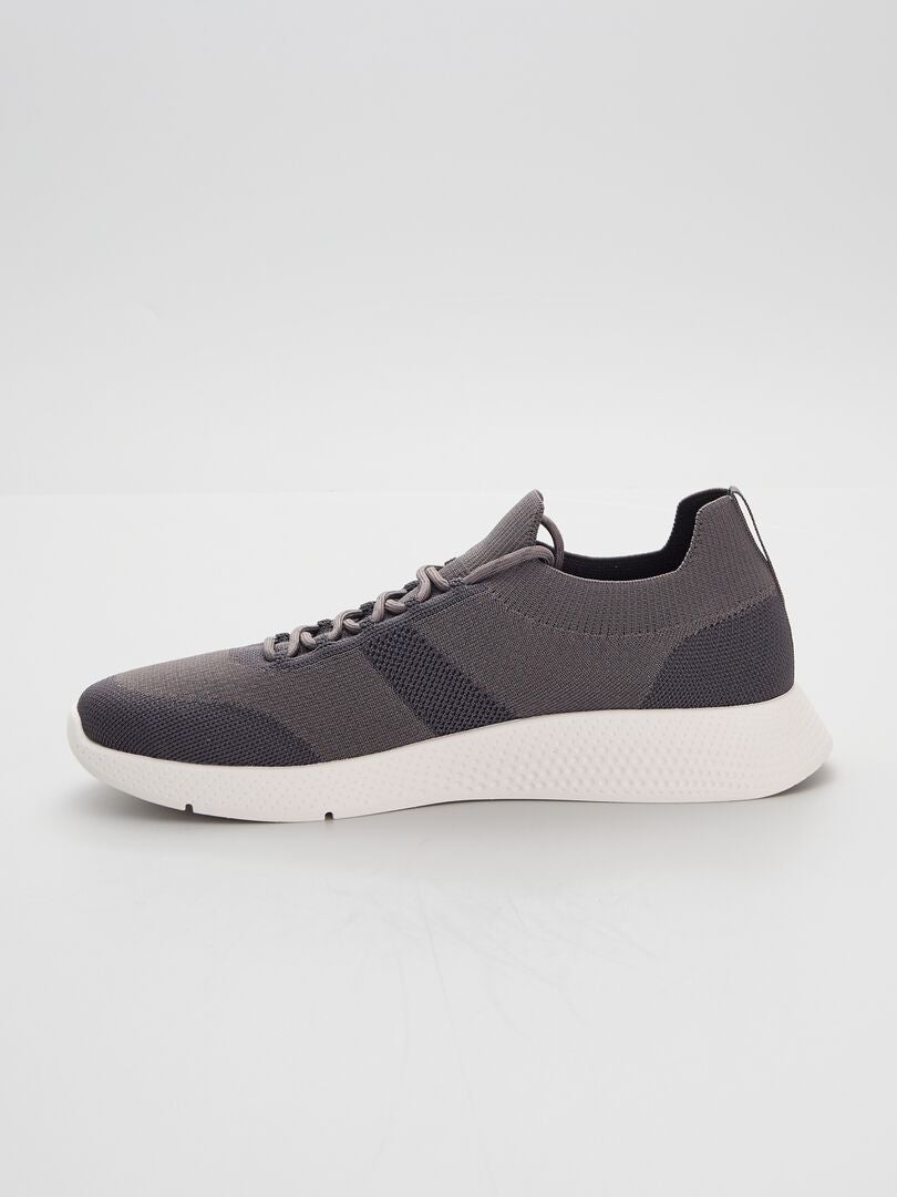 Zapatillas deportivas gris beige - Kiabi