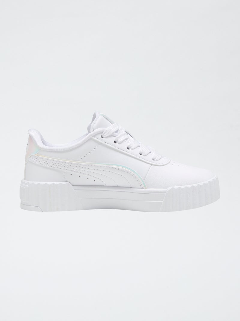 Zapatillas deportivas holográficas 'Carina' Blanco - Kiabi