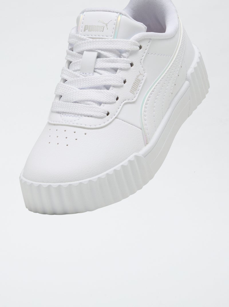 Zapatillas deportivas holográficas 'Carina' Blanco - Kiabi
