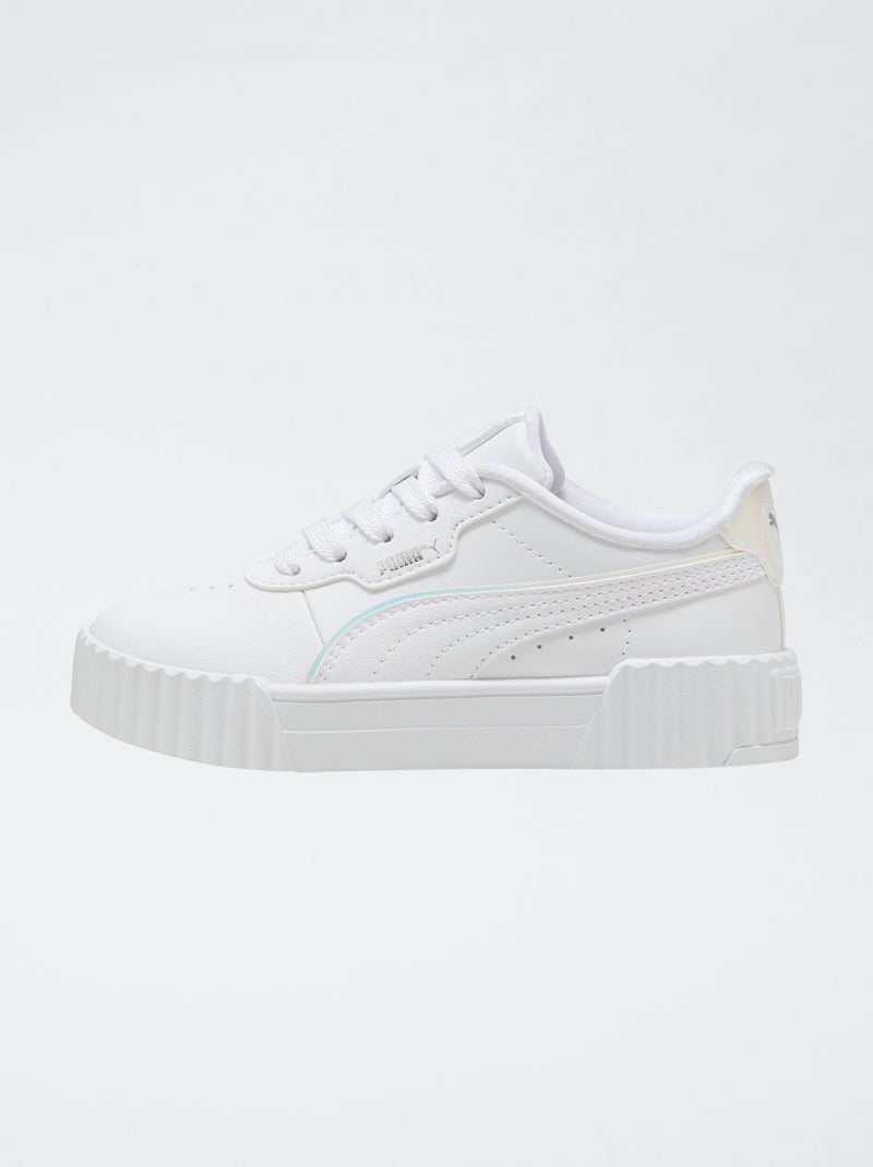 Zapatillas deportivas holográficas 'Carina' Blanco - Kiabi