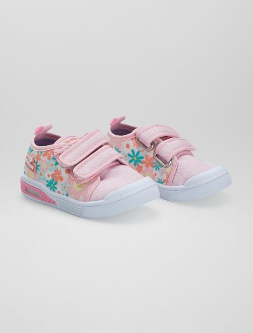 Zapatillas deportivas luminosas con flores 'Beppi' - Kiabi