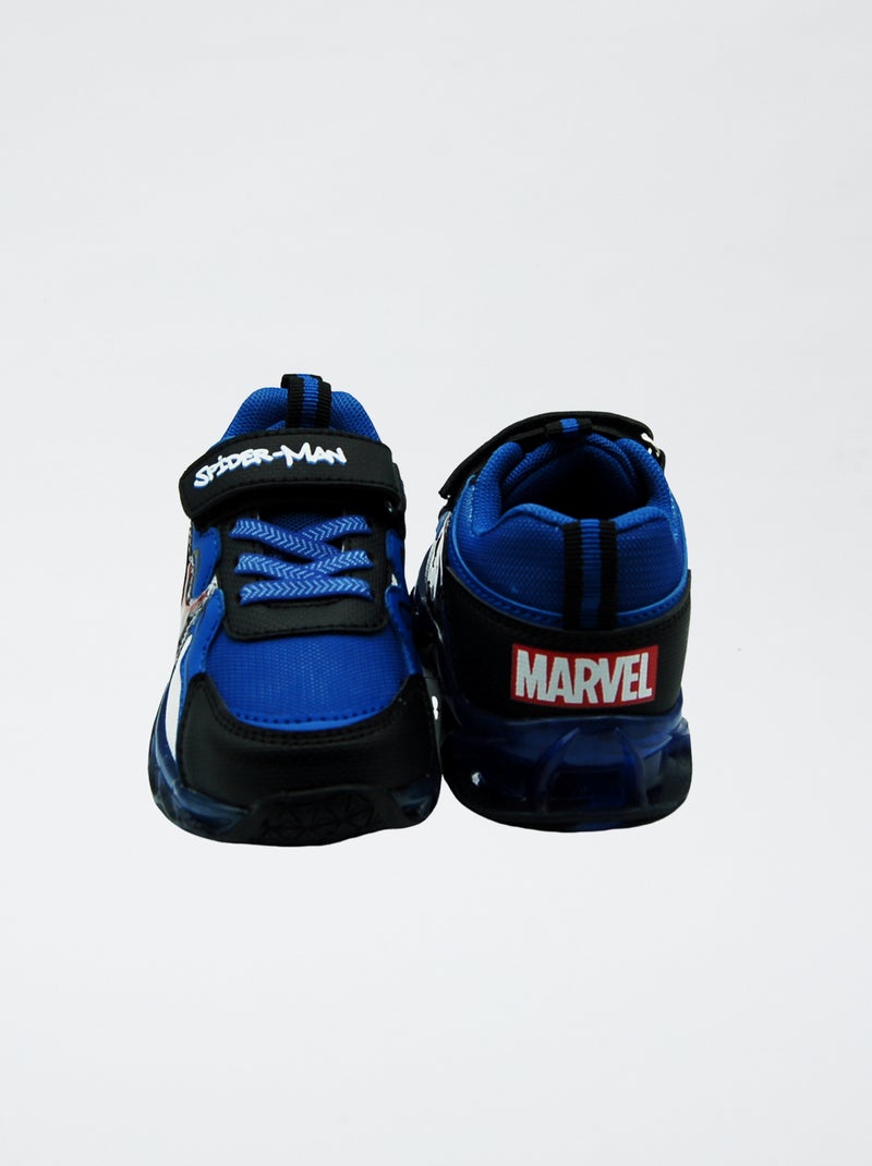 Zapatillas deportivas luminosas 'Spider-man' AZUL - Kiabi