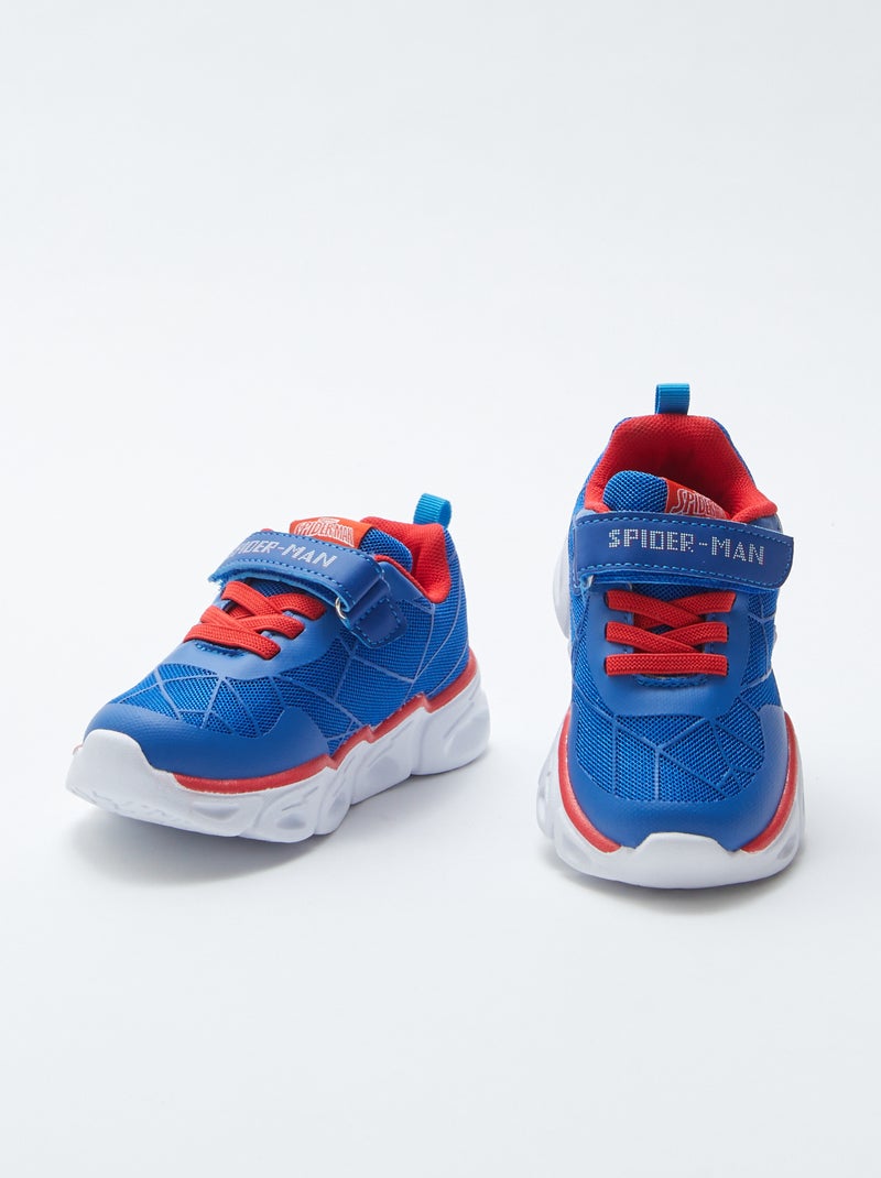 Zapatillas deportivas luminosas 'Spider Man' 'Marvel' azul