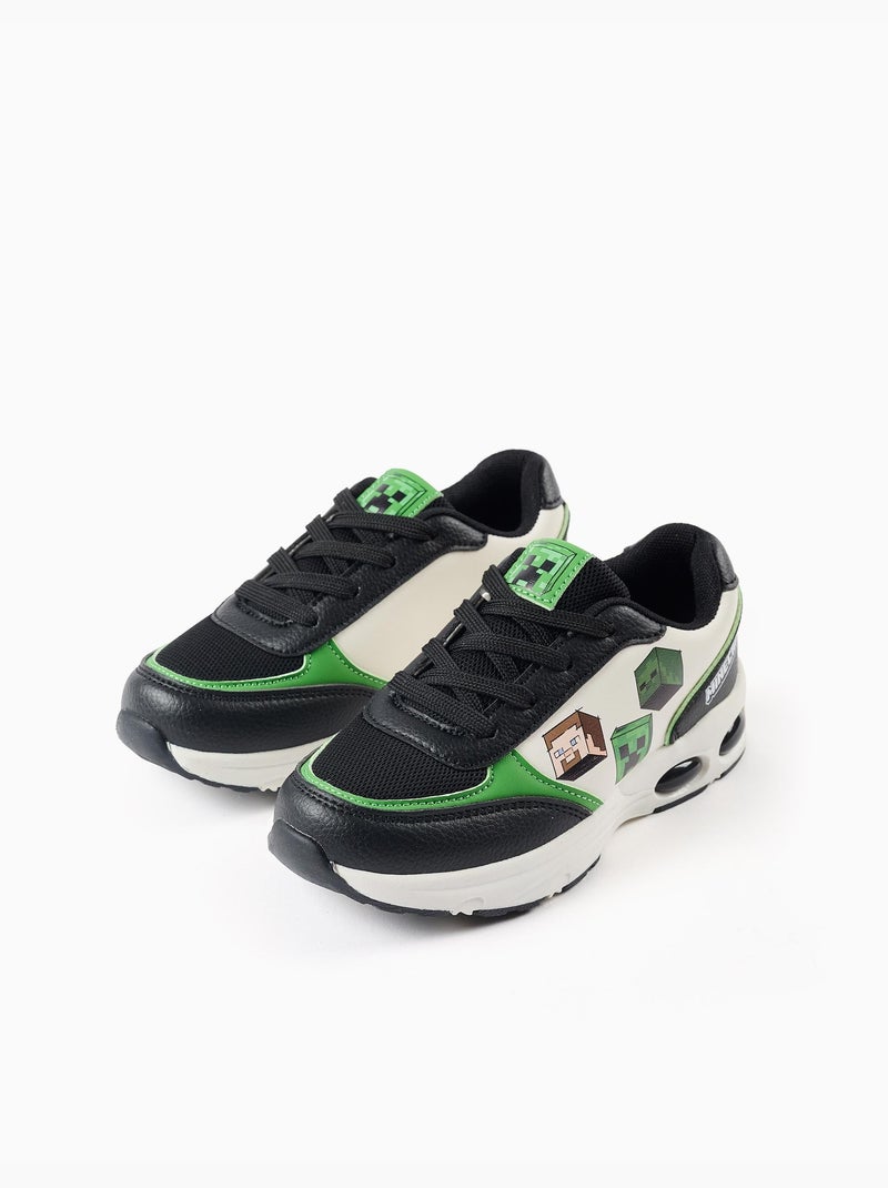 Zapatillas deportivas Minecraft con cordones Negro Negro - Kiabi