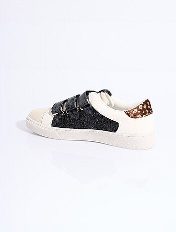 Zapatillas deportivas modernas multimaterial con velcro - AFIBEL