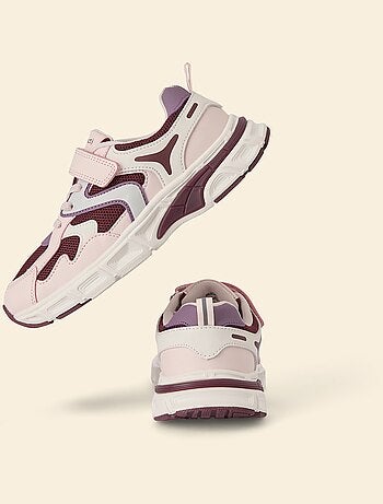 Zapatillas deportivas multicolores con cierre de velcro