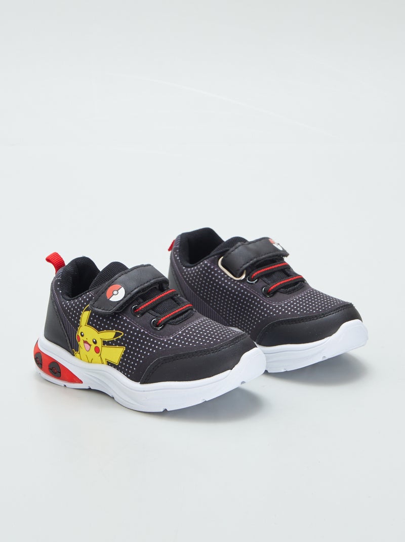 Zapatillas deportivas 'Pokémon' con suelas led luminosas NEGRO - Kiabi