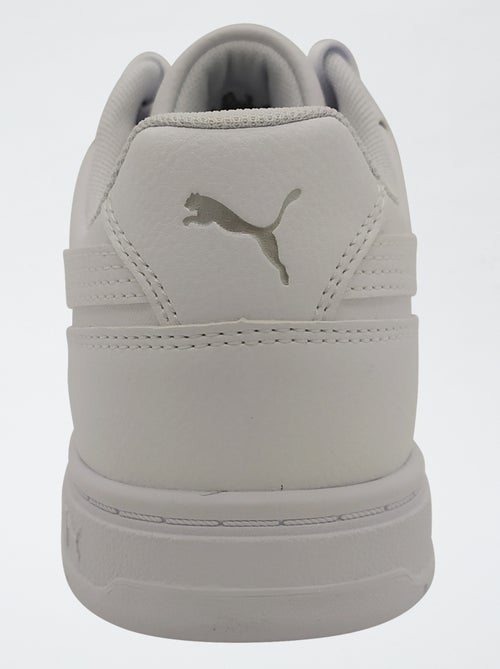 Zapatillas deportivas símil piel lisas - Kiabi