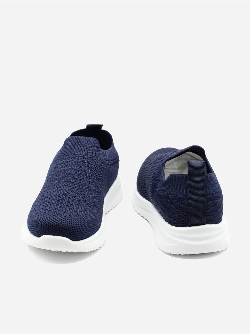 Zapatillas deportivas sin cordones Azul oscuro - Kiabi