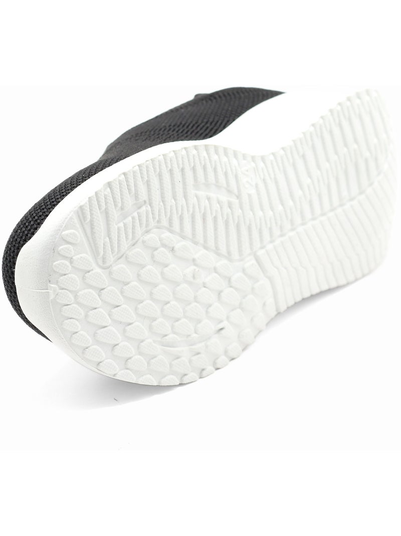 Zapatillas deportivas sin cordones Negro Blanco - Kiabi