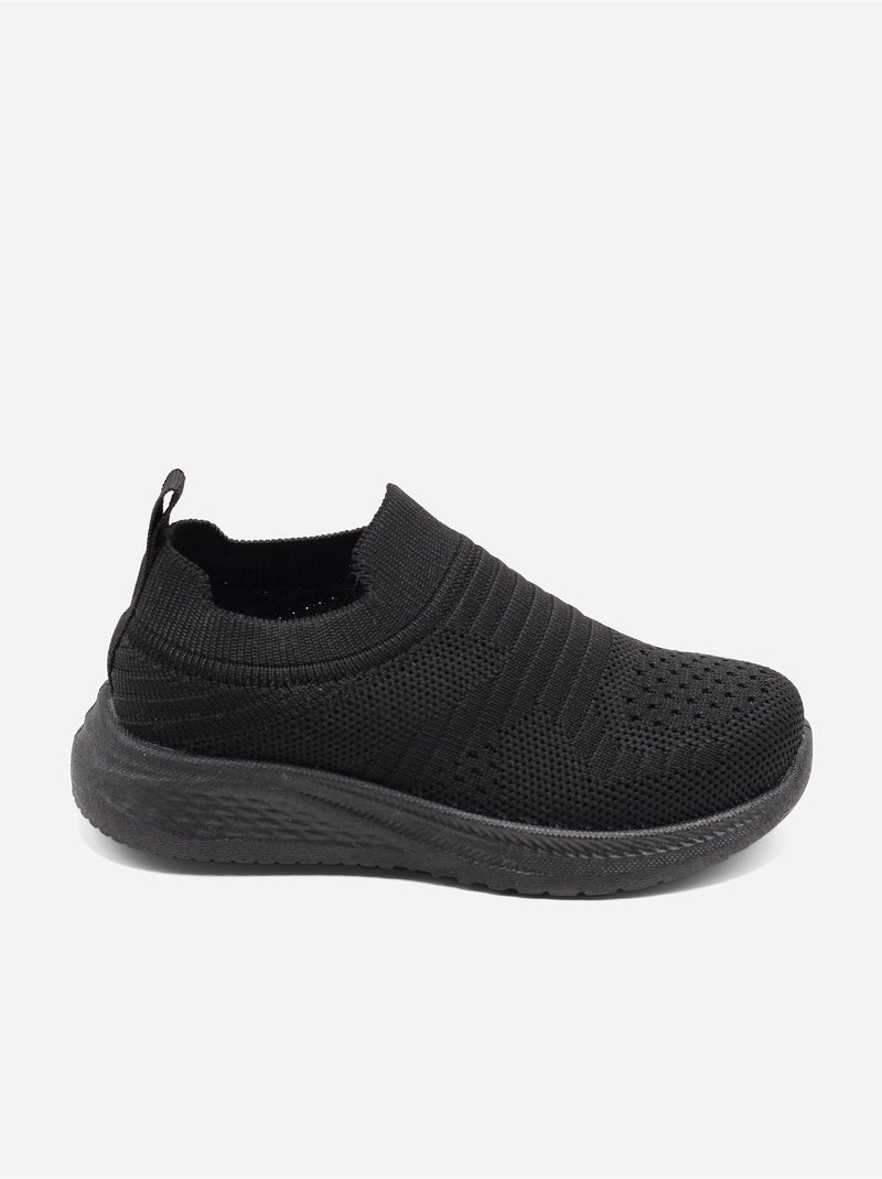 Zapatillas deportivas sin cordones Negro - Kiabi