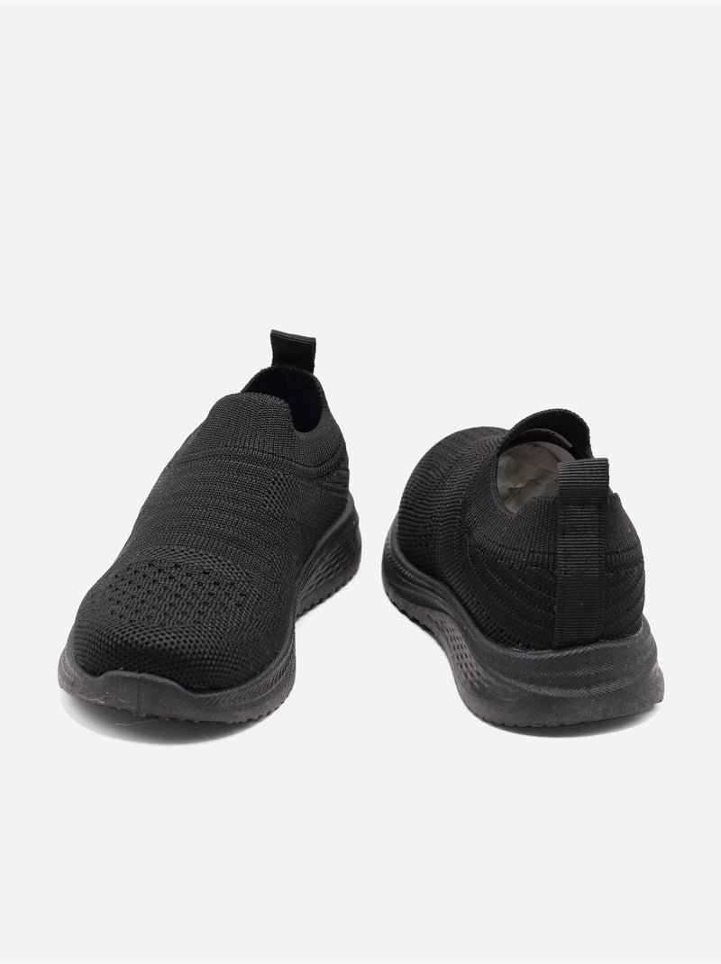Zapatillas deportivas sin cordones Negro - Kiabi