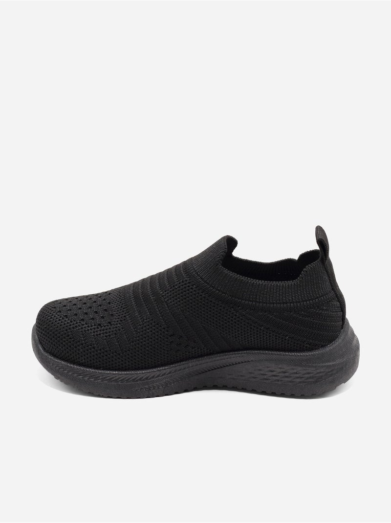 Zapatillas deportivas sin cordones Negro - Kiabi