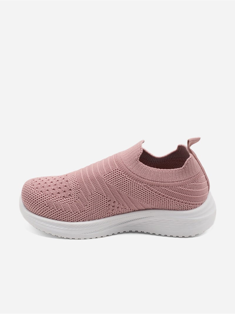 Zapatillas deportivas sin cordones Rosa - Kiabi