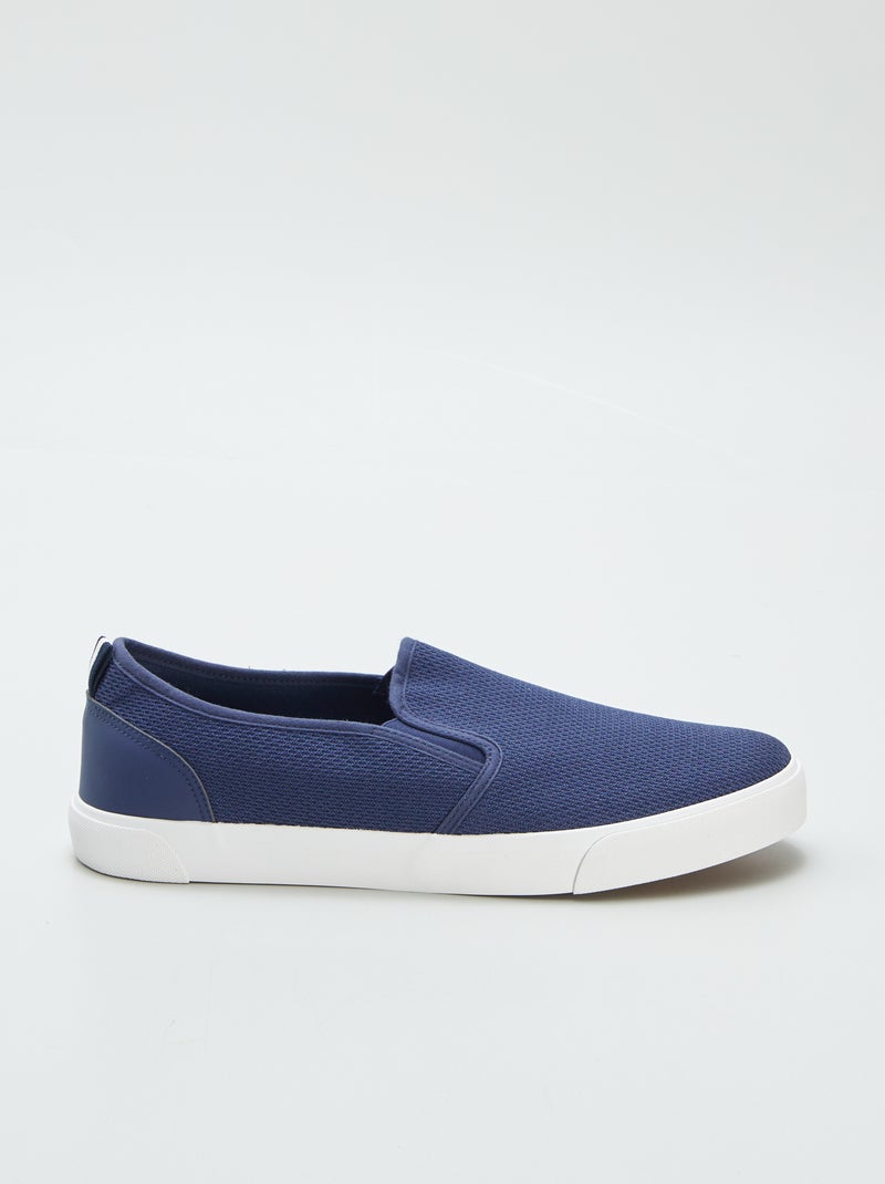 Zapatillas deportivas 'slip-on' AZUL - Kiabi