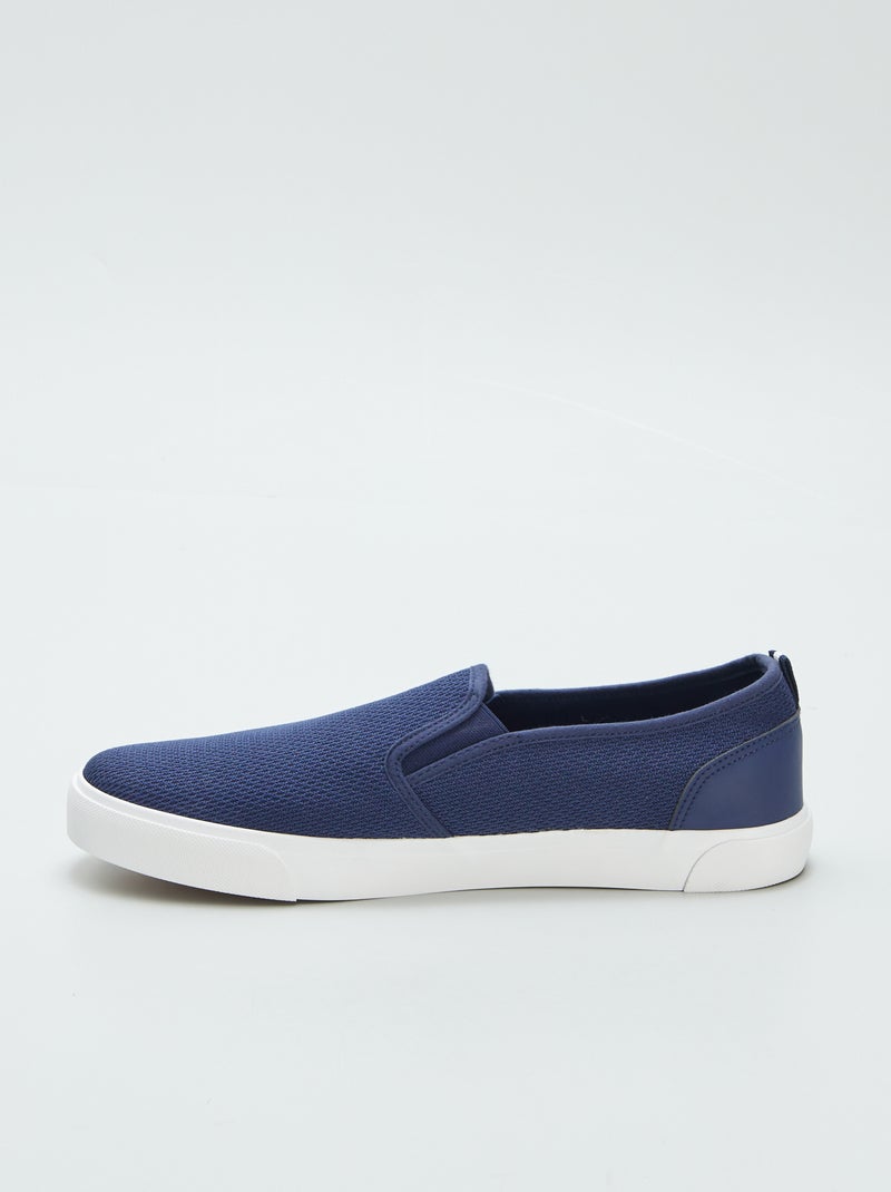 Zapatillas deportivas 'slip-on' AZUL - Kiabi