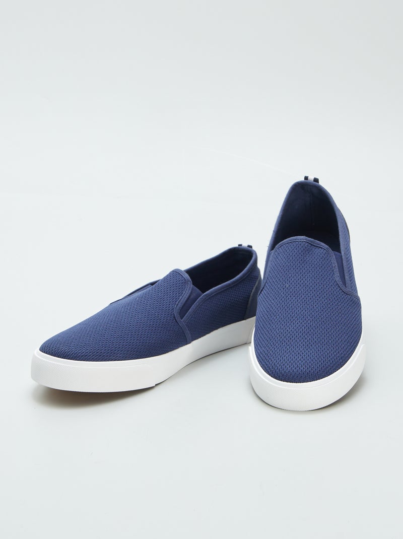 Zapatillas deportivas 'slip-on' AZUL - Kiabi