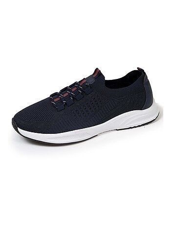 Zapatillas deportivas slip on con cordones, suela con memoria de forma Isotoner
